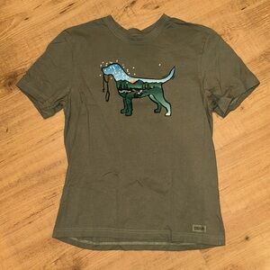 life is good dog shirt